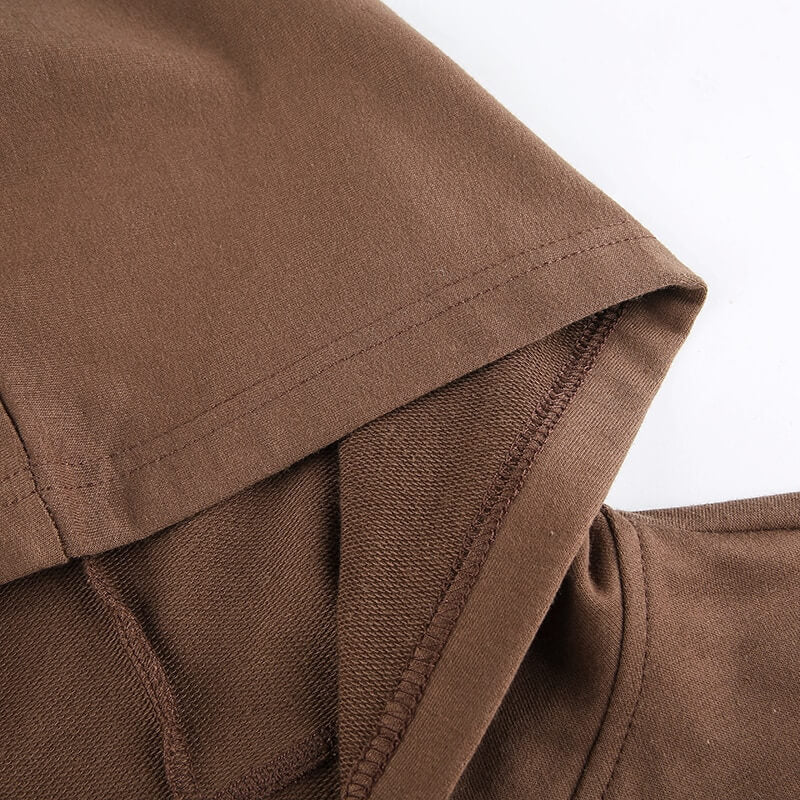 Trendy Damen Cropped Hoodie | Reißverschluss | Sportlich | Figurbetont | Kapuze-Luzern Mode