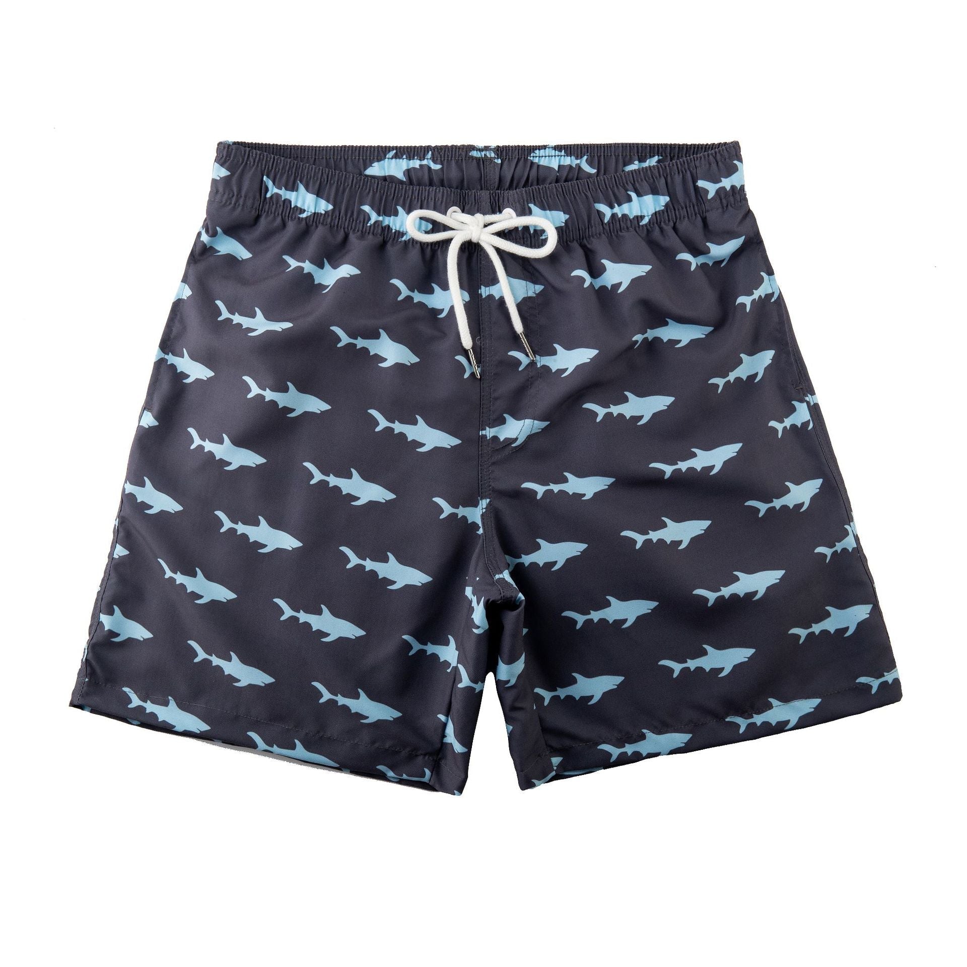 Schnelltrocknend | elastischer Bund | Seitentaschen | Printdesign | Herren Shorts-Hai-S-Luzern Mode