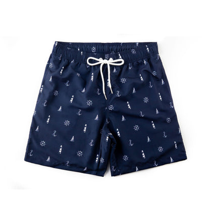 Schnelltrocknend | elastischer Bund | Seitentaschen | Printdesign | Herren Shorts-Helm-S-Luzern Mode