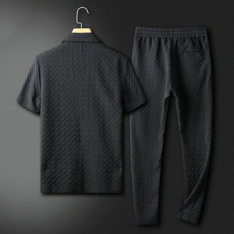 Sommer Set Herren | Business Look | Atmungsaktiv & bequem | Büro & Alltag-Luzern Mode