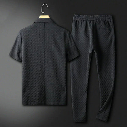 Sommer Set Herren | Business Look | Atmungsaktiv & bequem | Büro & Alltag-Luzern Mode