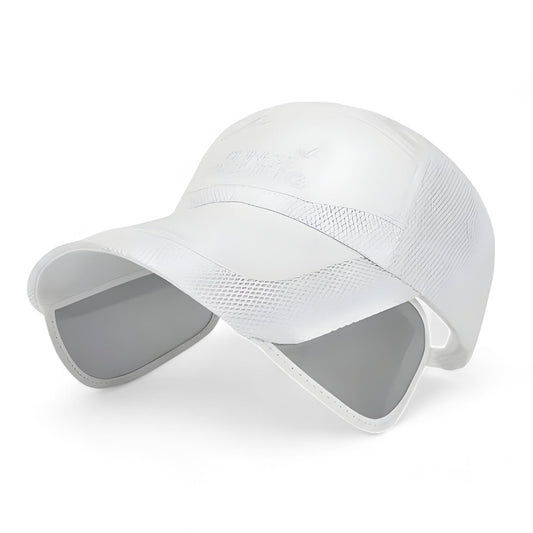 Visierkappe UV-Schutz Sommer | Sportliche Sonnenkappe Damen & Herren Trend-Weiß-Luzern Mode