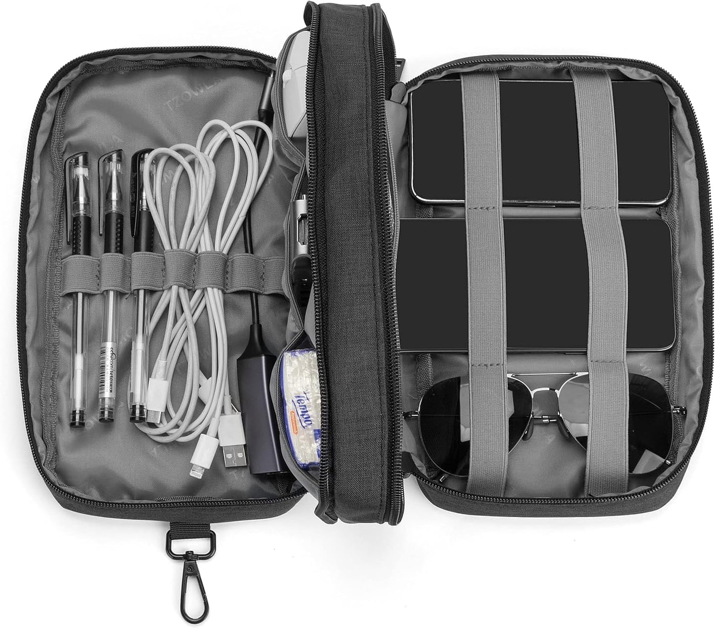Extra großer Anti-Diebstahl Laptop- und Reiserucksack mit USB-Anschluss – 30–50L