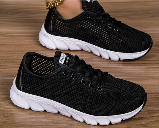 Damen Barfuß-Sneaker | Orthopädisch | Schnürverschluss | Ultraleicht-Luzern Mode