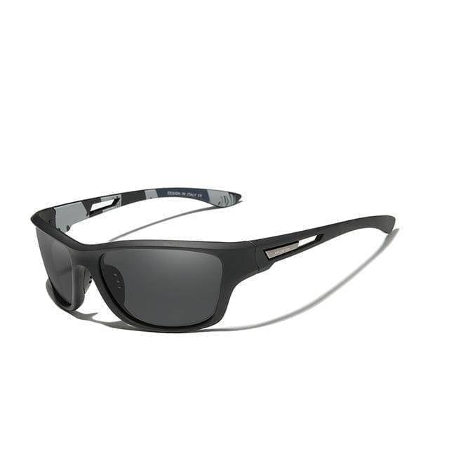 Herren Sonnenbrille | UV-Schutz | Sportlich | Polycarbonat | Leicht-Schwarz Grau-Luzern Mode