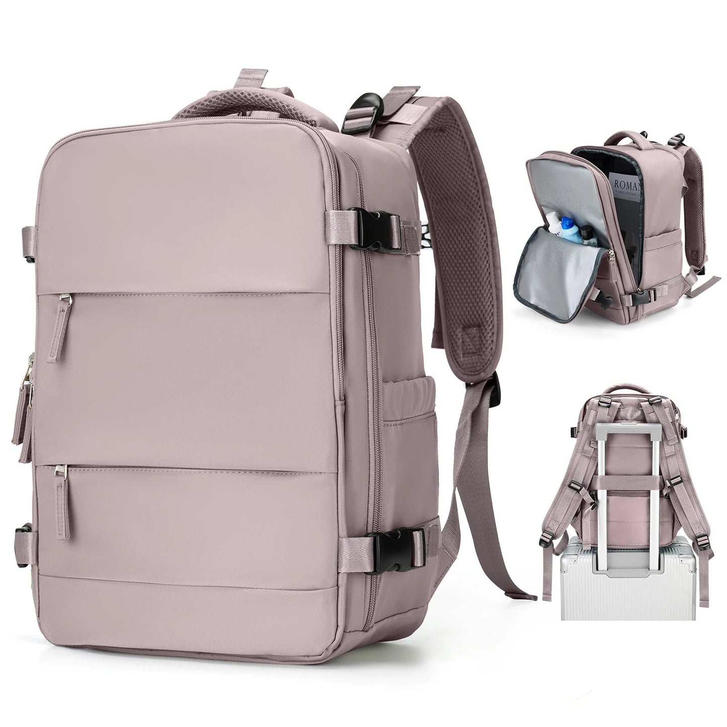 Kompakter Unisex-Reiserucksack