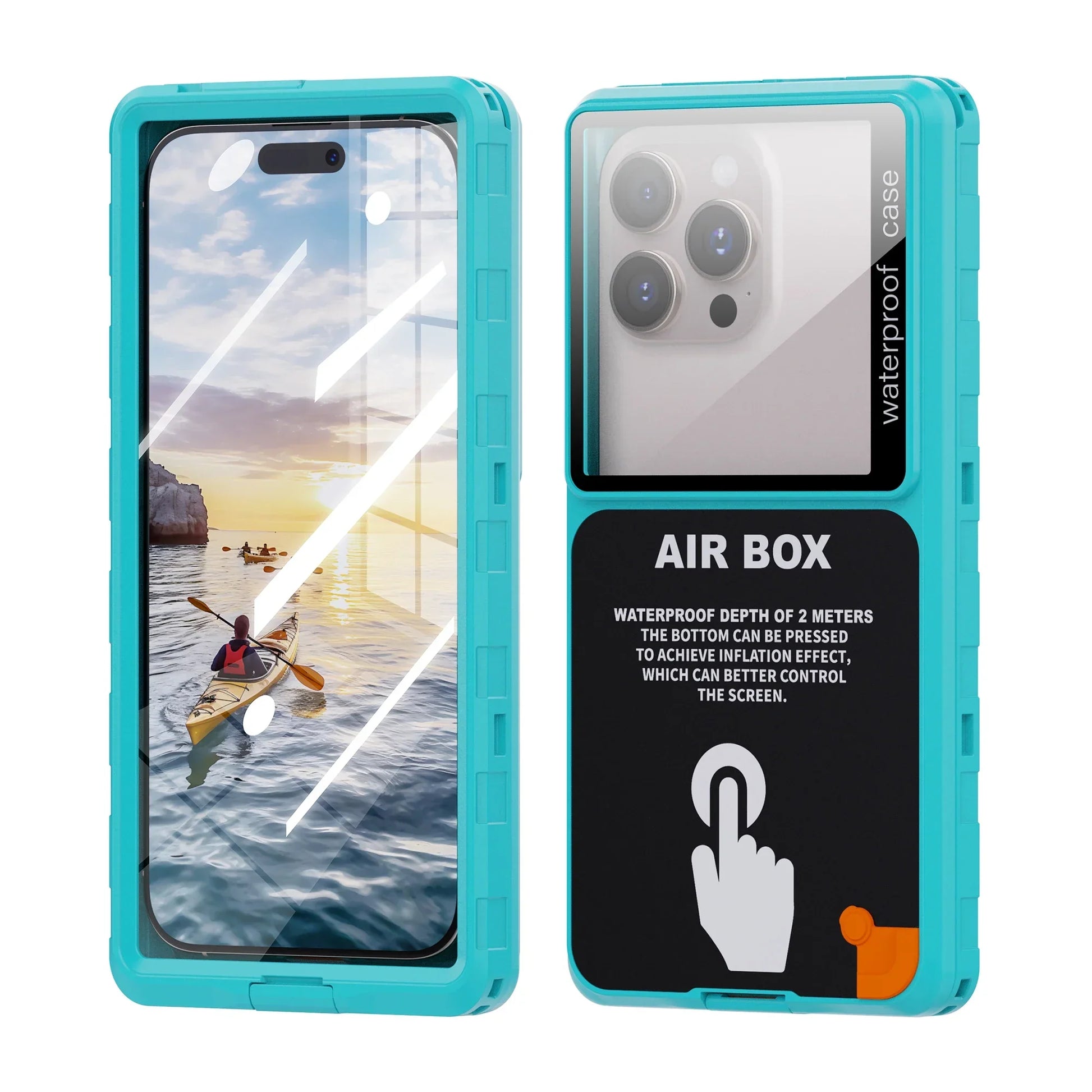 Universal Waterproof Phone Case with IP68 Protection – 6.9" – 1+1 FREE-Emerald Green-State of Style