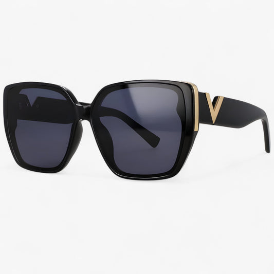 Sonnenbrille | V-Förmig | Leicht | Unisex | Futuristisch | UV-Schutz-Schwarz-Luzern Mode