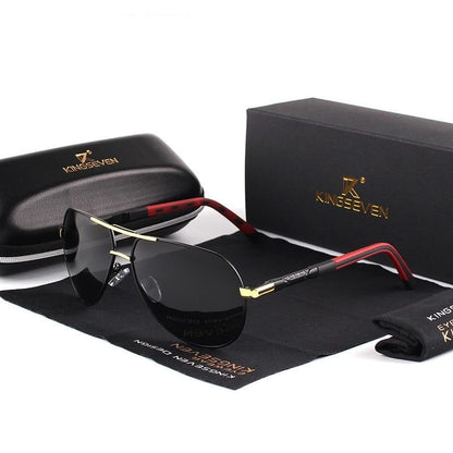 Herren Sonnenbrille | Vintage | UV-Schutz | Polarisiert | Robust-Luzern Mode