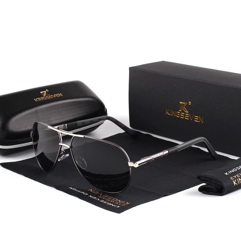 Herren Sonnenbrille | Vintage | UV-Schutz | Polarisiert | Robust-Luzern Mode