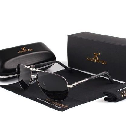 Herren Sonnenbrille | Vintage | UV-Schutz | Polarisiert | Robust-Luzern Mode