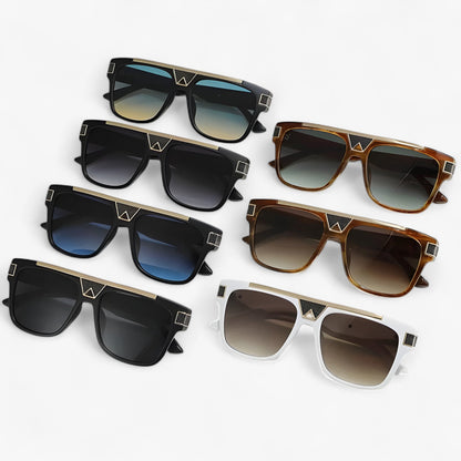 Piloten-Sonnenbrille | Spiegelgläsern | Vintage | Unisex | UV-Schutz-Luzern Mode
