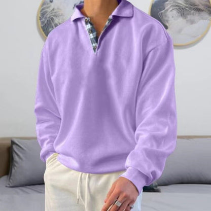 Leichter Herren Herbstpullover mit lockerer Passform – Benedikt