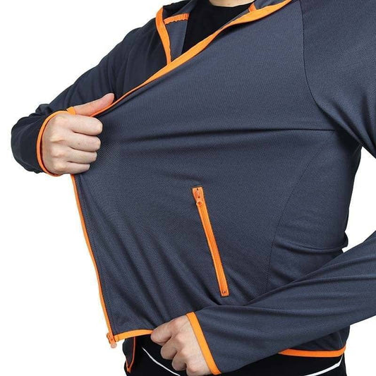 Herren Outdoorjacke | Wasserfest | Winddicht | Reißverschluss | Kragen-Luzern Mode