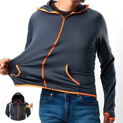 Herren Outdoorjacke | Wasserfest | Winddicht | Reißverschluss | Kragen-Luzern Mode