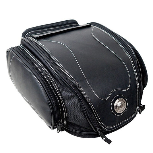 Wasserdichte Motorrad-Hecktasche mit ausklappbarem Stauraum