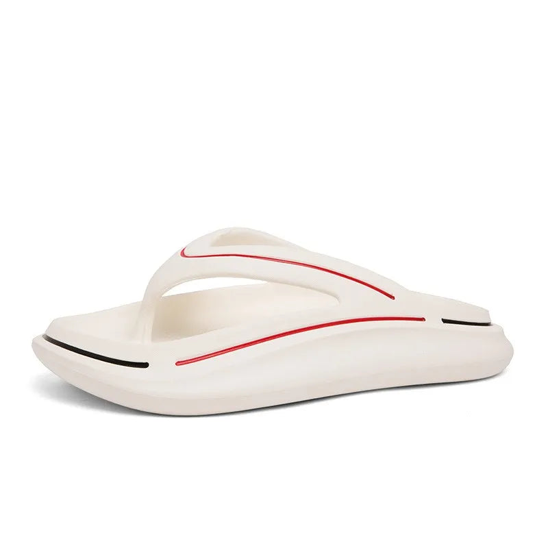 Unisex Sommerschlappen Weiß | EVA | Memory Foam | ultraleicht | wasserfest | Komfort-Luzern Mode