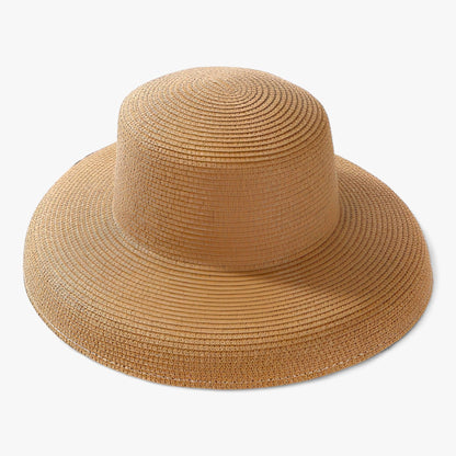 Damen Sonnenhut Sommer | Luftig | Klassisch | Mit Schirm | Für Urlaub & Alltag-Khaki-Luzern Mode