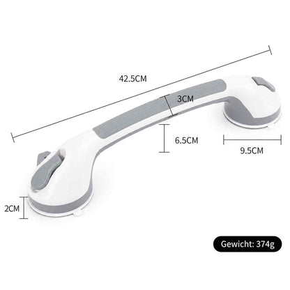 Suction Shower Grab Bar, No-Drill Bathroom Safety Handle, 15.7 in 13