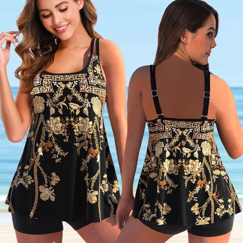Plus-Size Tankini für Strand & Schwimmbad - Marielle