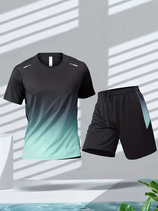 Atmungsaktiv | elastisch | schnelltrocknend | Herren Sportset 1+1 Gratis Aktion-Luzern Mode